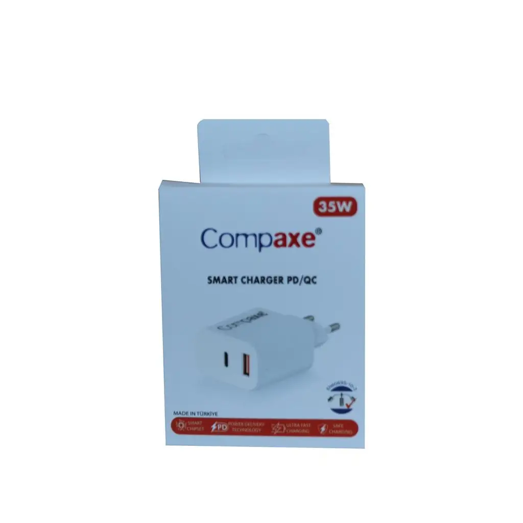 Compaxe CTA-350UT 35W 5V 3A PD-QC+ Type-C Usb Şarj Kablosu