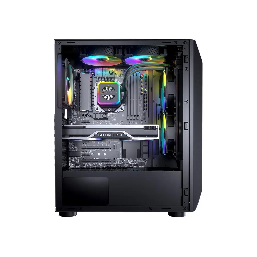 Cougar MX410 Mesh-G RGB Kasa (Cougar XTC650 650W 80+ Power Supply)