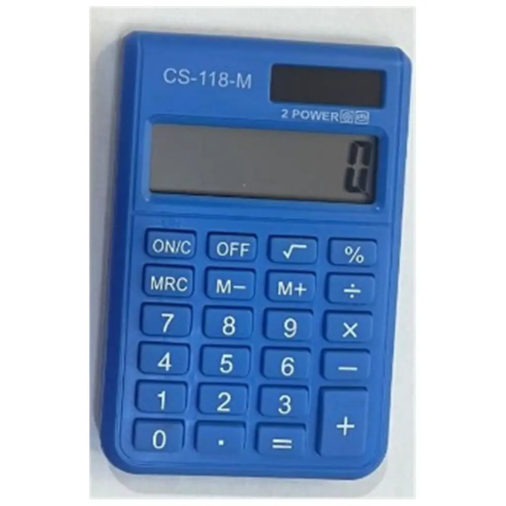 CSL CS-118-M Mavi 8 Hane Cep Tipi Hesap Makinesi