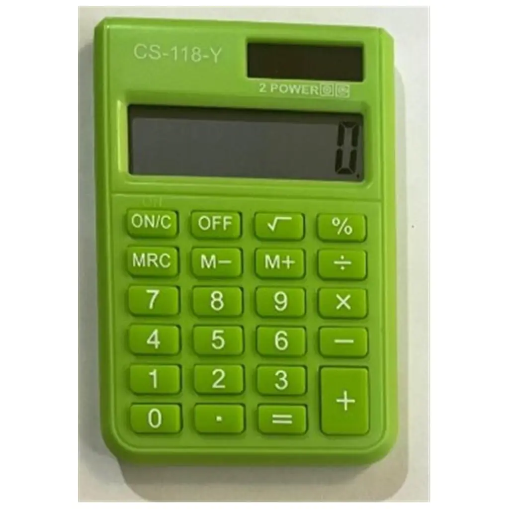 CSL CS-118-Y Yeşil 8 Hane Cep Tipi Hesap Makinesi