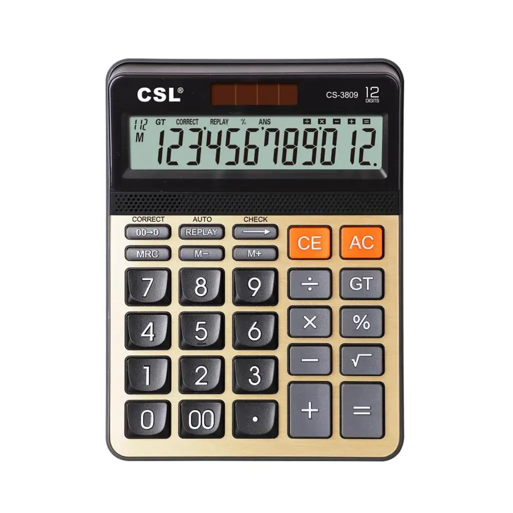 CSL CS-3809 12 Hane Masa Tipi Hesap Makinesi
