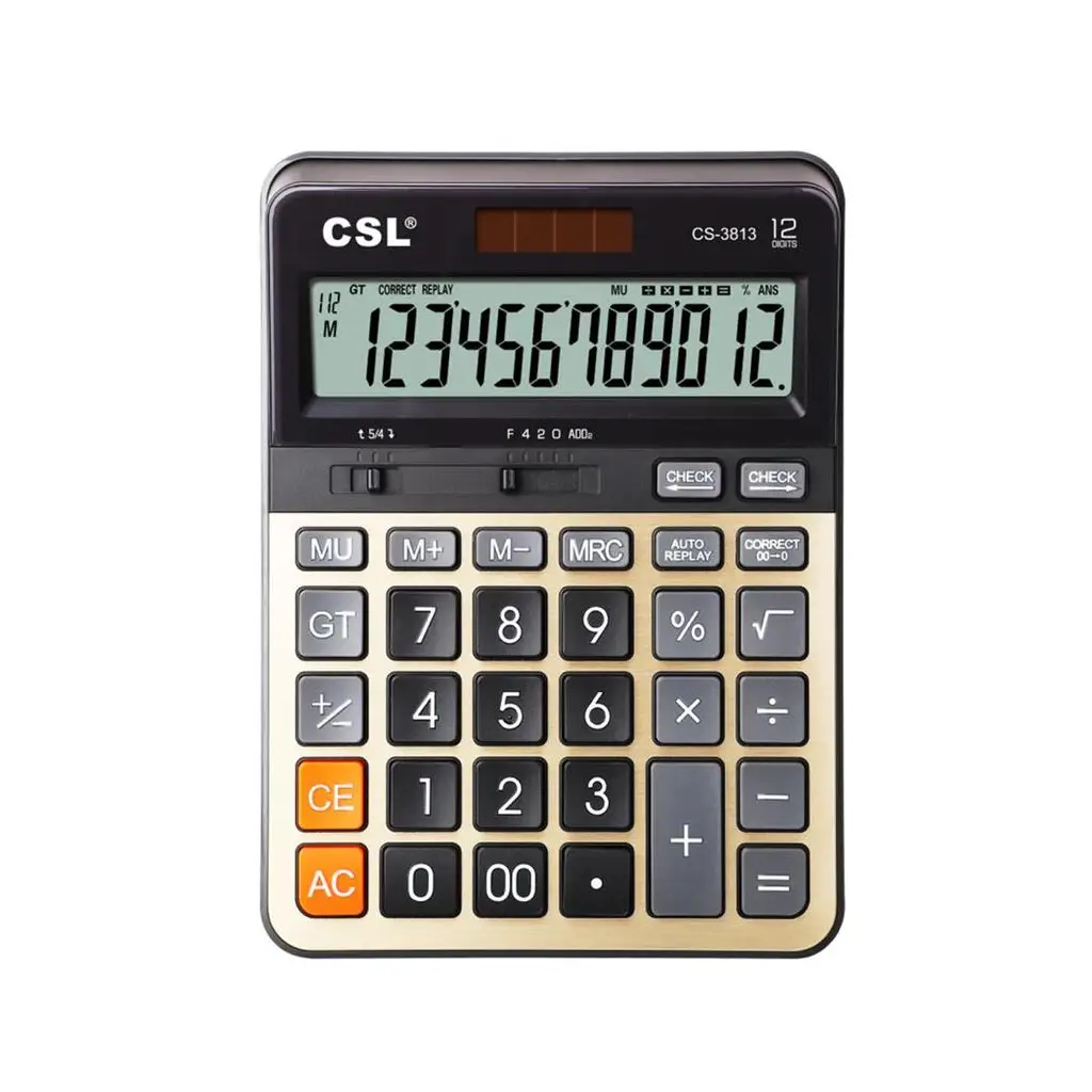 CSL CS-3813 12 Hane Masa Tipi Hesap Makinesi