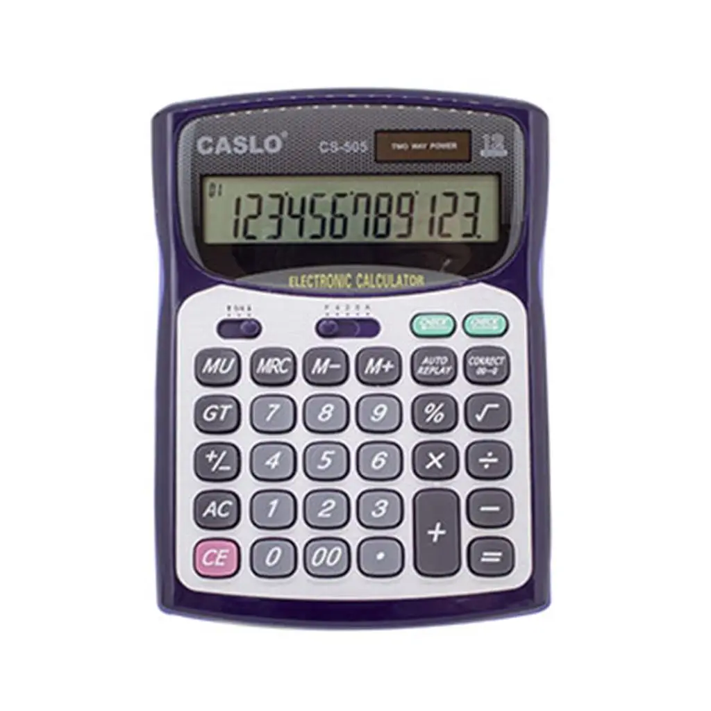 CSL CS-505 12 Hane Masa Tipi İşlem Kontrollü Su Geçirmez Hesap Makinesi