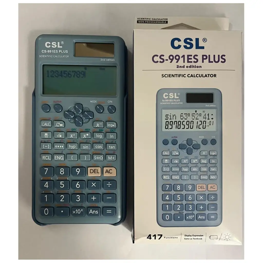 CSL CS-991ES PLUS-BLUE Mavi Fonksiyonel Hesap Makinesi