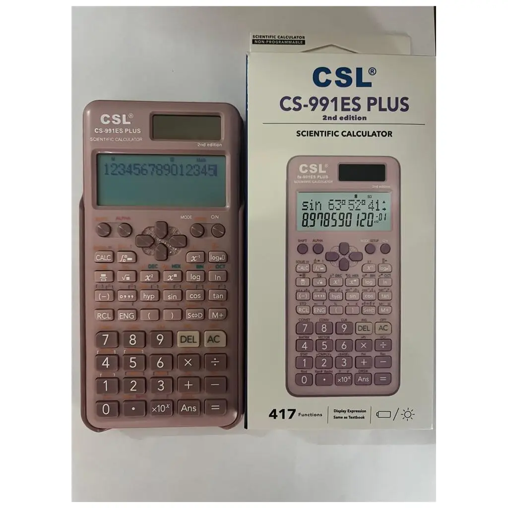 CSL CS-991ES PLUS-PINK Pembe Fonksiyonel Hesap Makinesi