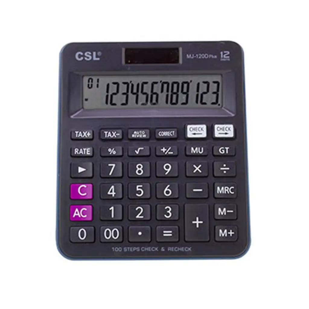 CSL RZ-822 12 Hane Masa Tipi Renkli Hesap Makinesi