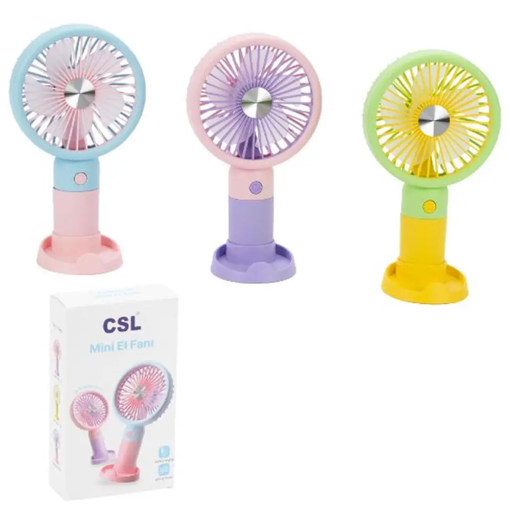 CSL XF Şarjlı Mini Fan Sarı