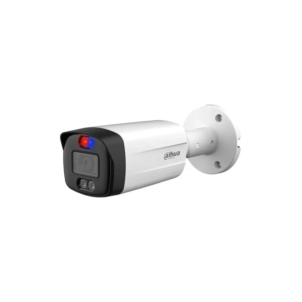 DAHUA IPC-HFW1439TC1-SA-IL, 4Mpix, 3,6mm Lens, SD Kart, Smart Dual Light, H265+, 30Mt Gece Görüşü, Dahili Mikrofon, IP67, PoE Bullet IP Kamera