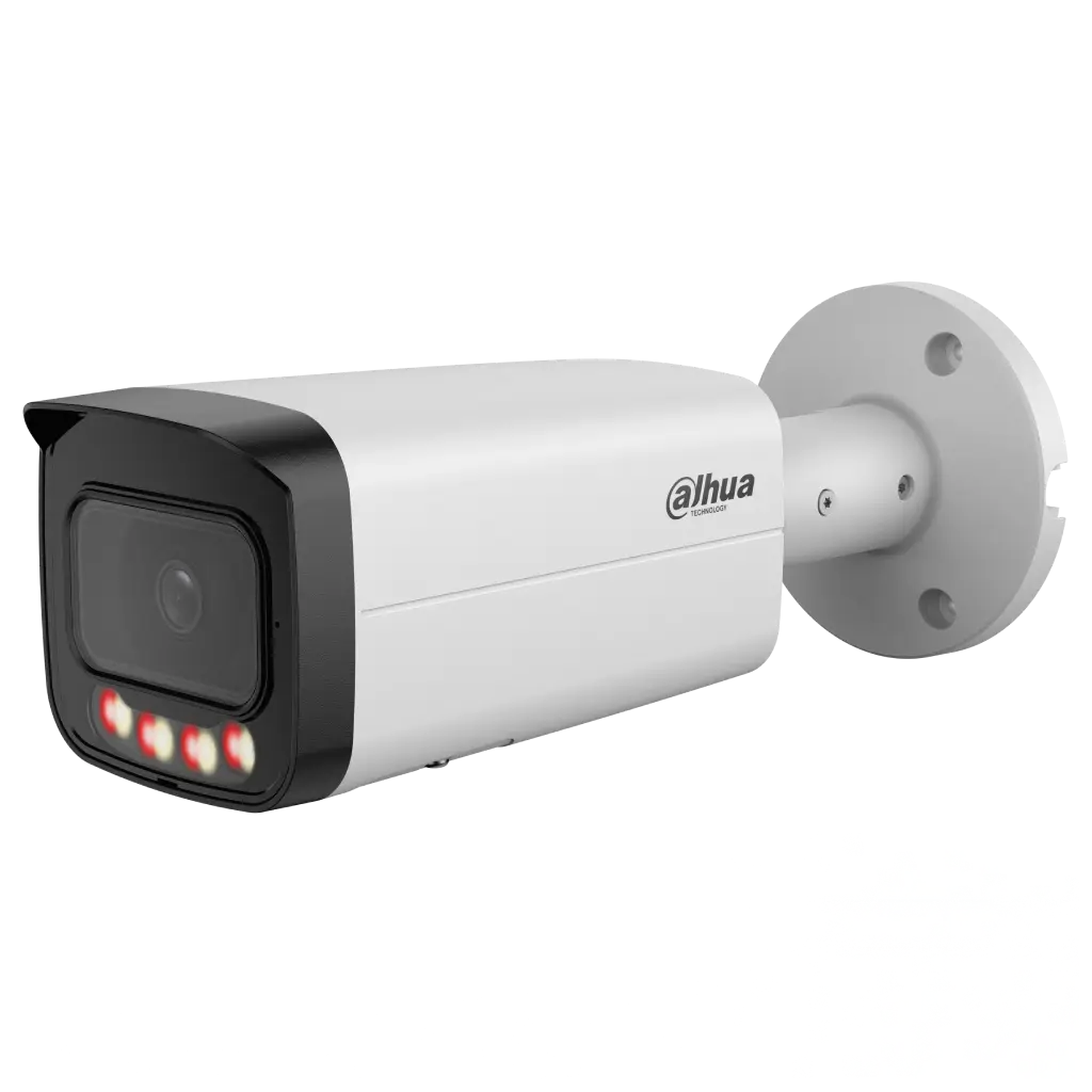 DAHUA IPC-HFW21249T-AS-IL 12Mpix, 3,6mm Lens,SD Kart, Smart Dual Light, H265+, 30Mt Gece Görüşü, IP67, Dahili Mikrofon, PoE Bullet IP Kamera (Beyaz)