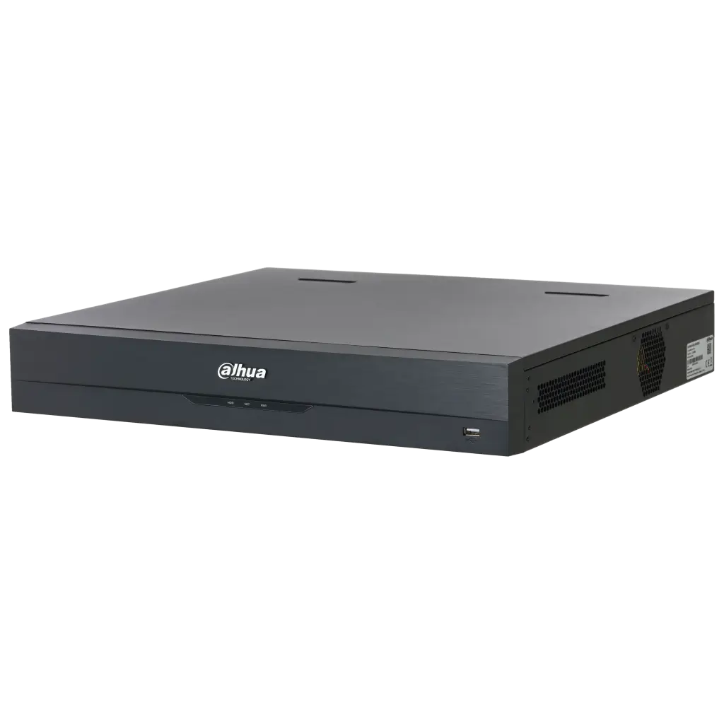 DAHUA NVR5432-EI2, 32Kanal, 32Mpix, H265+, 4 HDD Desteği, 1080P Kayıt, 4484Mbps Bant Genişliği, 2 Port GigaBit Lan, NVR