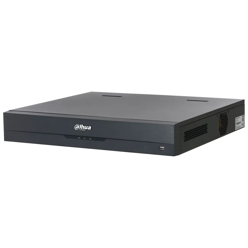 DAHUA  NVR5464-EI2, 64Kanal, 32Mpix, H265+, 4 HDD Desteği, 1080P Kayıt, 384Mbps Bant Genişliği, 2 Port GigaBit Lan, NVR