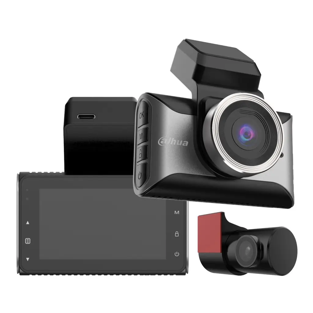 Dahua S10 4K Ultra HD + 1080P Arka Kameralı Wifi Akıllı Araç Kamerası (Gece Görüşlü & G-Sensörlü)