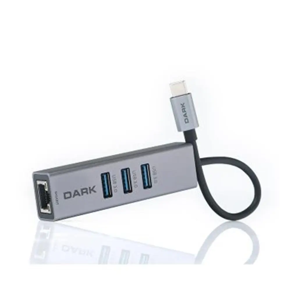 Dark DK-AC-U31X3GL USB3.1 Type-C - 3xUSB3.0HUB+ Gigabit Ethernet