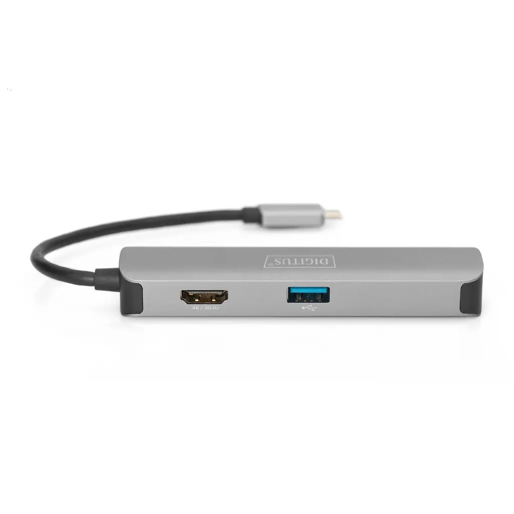 Digitus DA-70891 USB Tip C 5Port (USB-C™ Dock, 5 Port)x USB 3.0 port 2 x Kart okuyucu (SD-Mic
