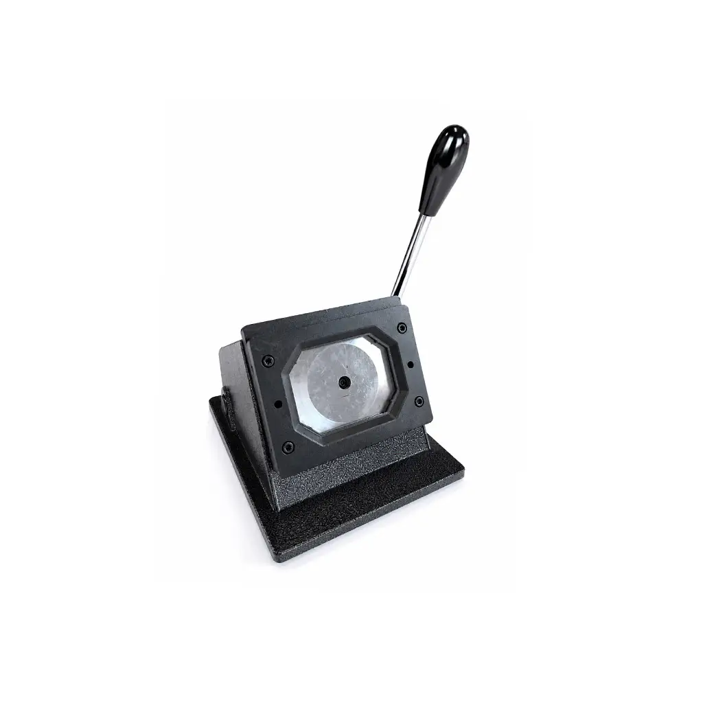 Dikdörtgen Buton Rozet Kesim Giyotini - 80x53mm