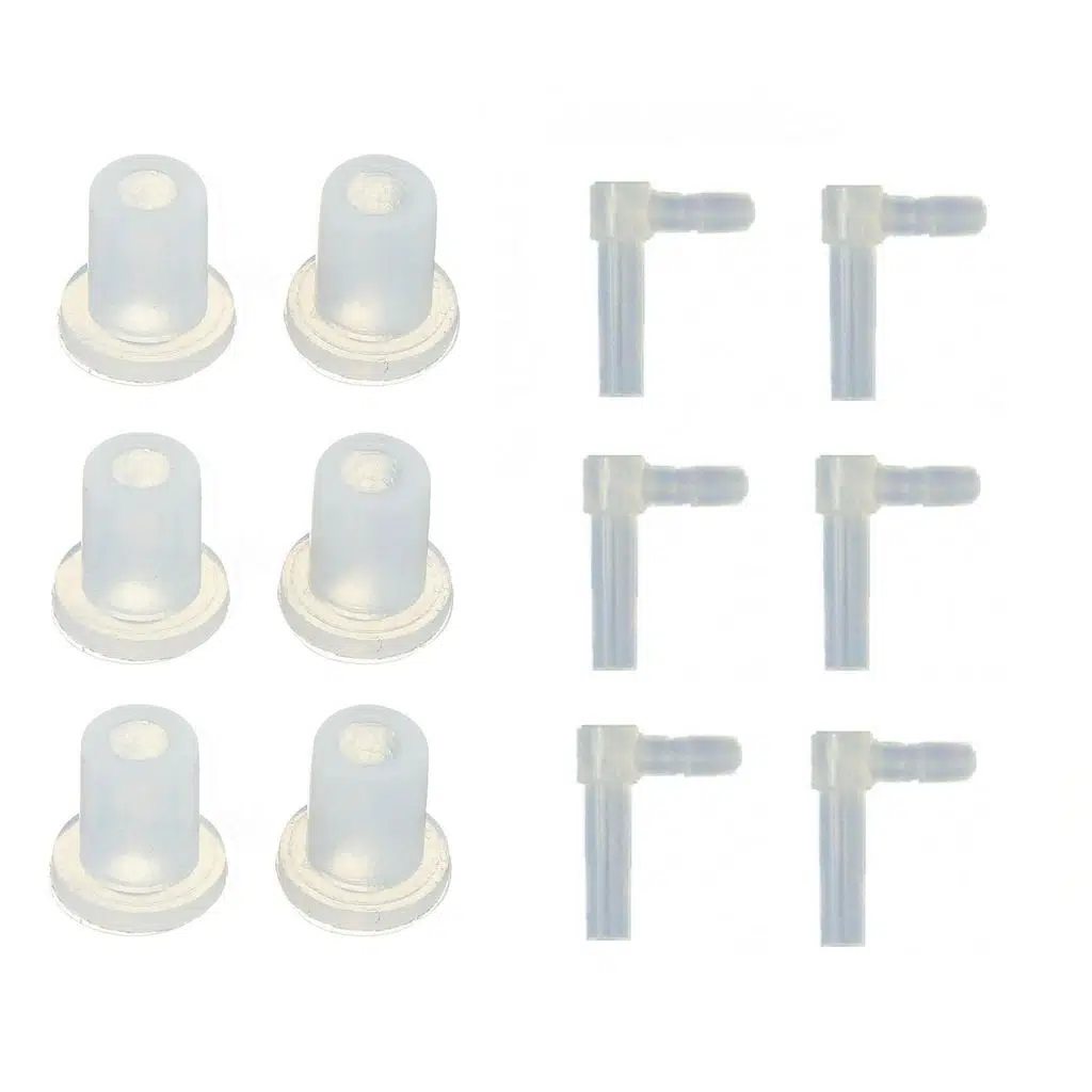 Dirsek (6 Adet) ve Silikon Yüzük (6 adet)