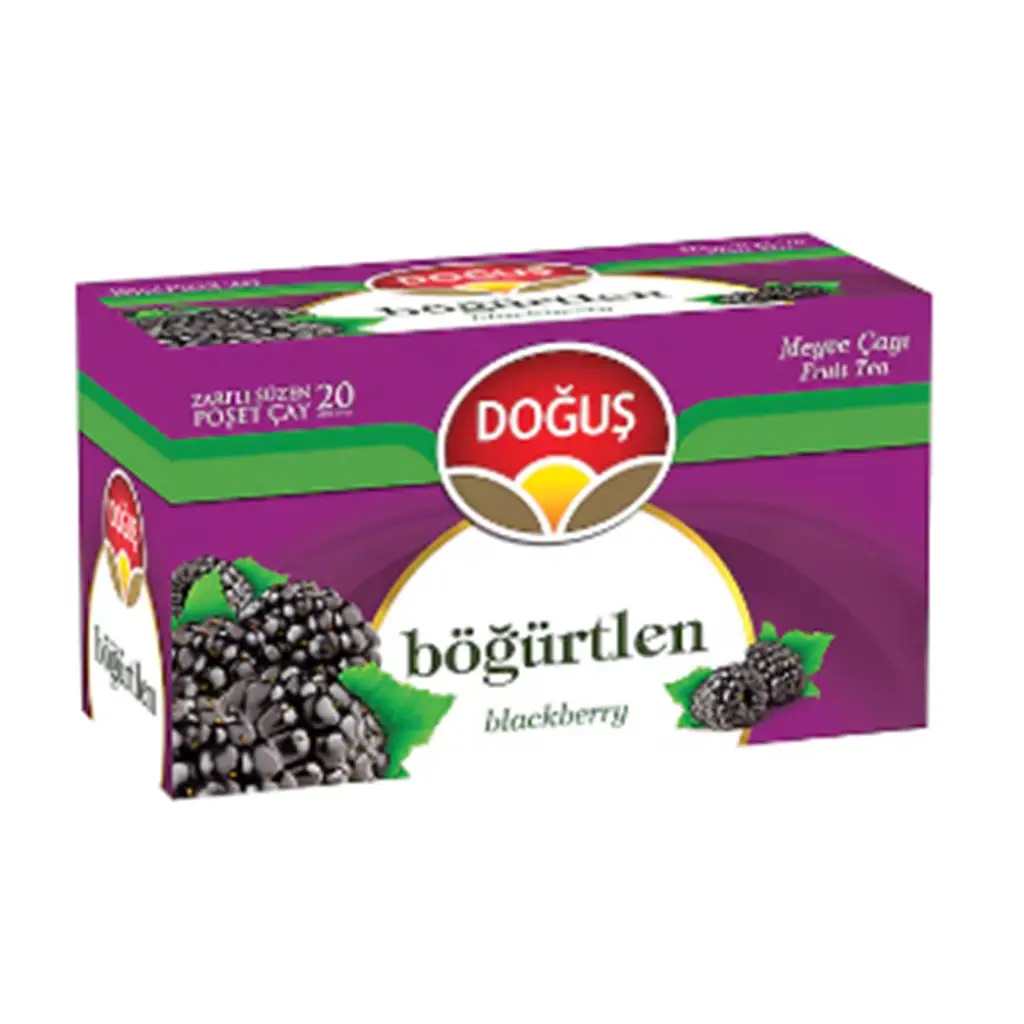 Doğuş Böğürtlen Meyve Çayı Süzen Poşet Çay 20x1.90 gr