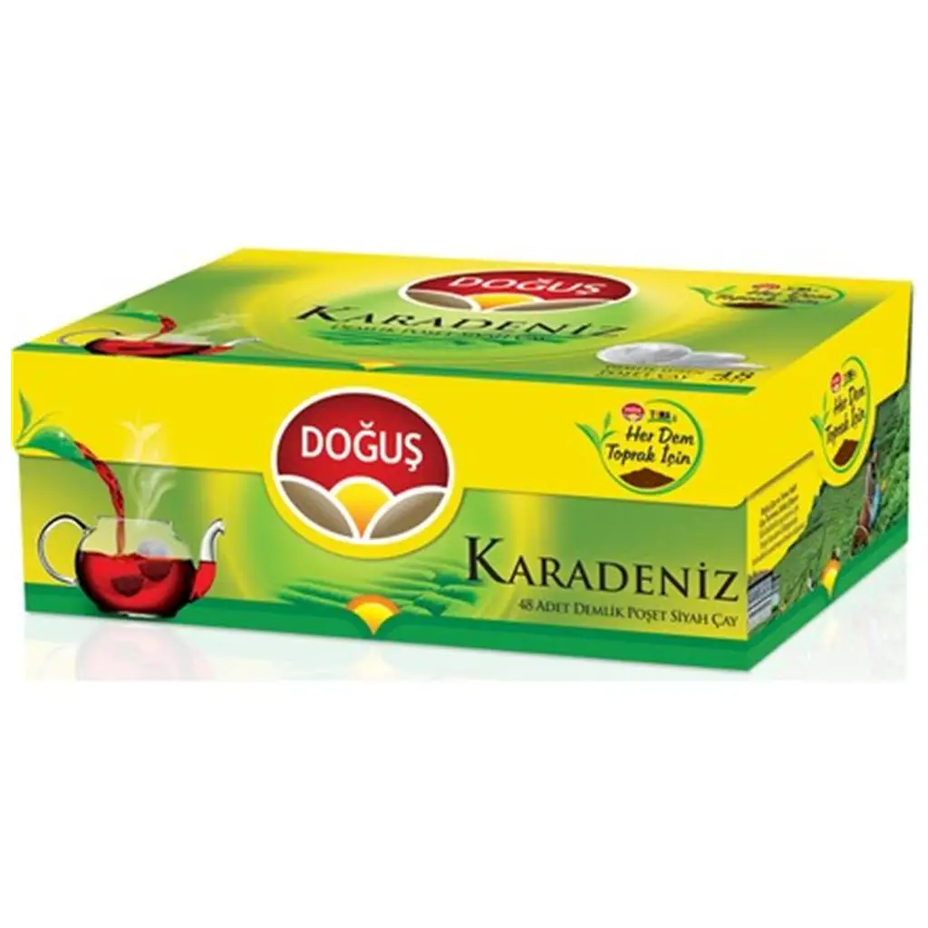 Doğuş Karadeniz Demlik Poşet Çay 48x3.2 gr Bergamot Aromalı