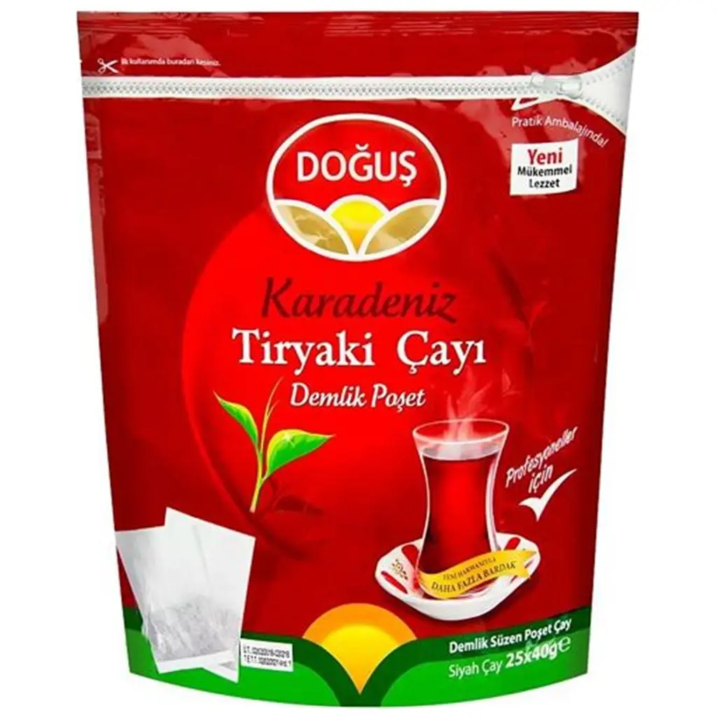 Doğuş Karadeniz Kırmızı Demlik Poşet Çay 25x40 gr