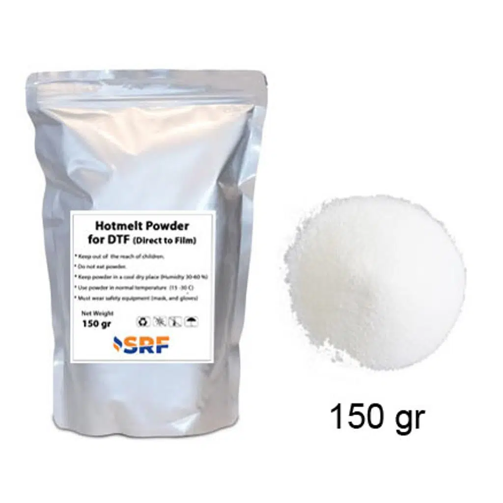 DTF Poliüretan Beyaz Transfer Baskı Tozu 150 Gr