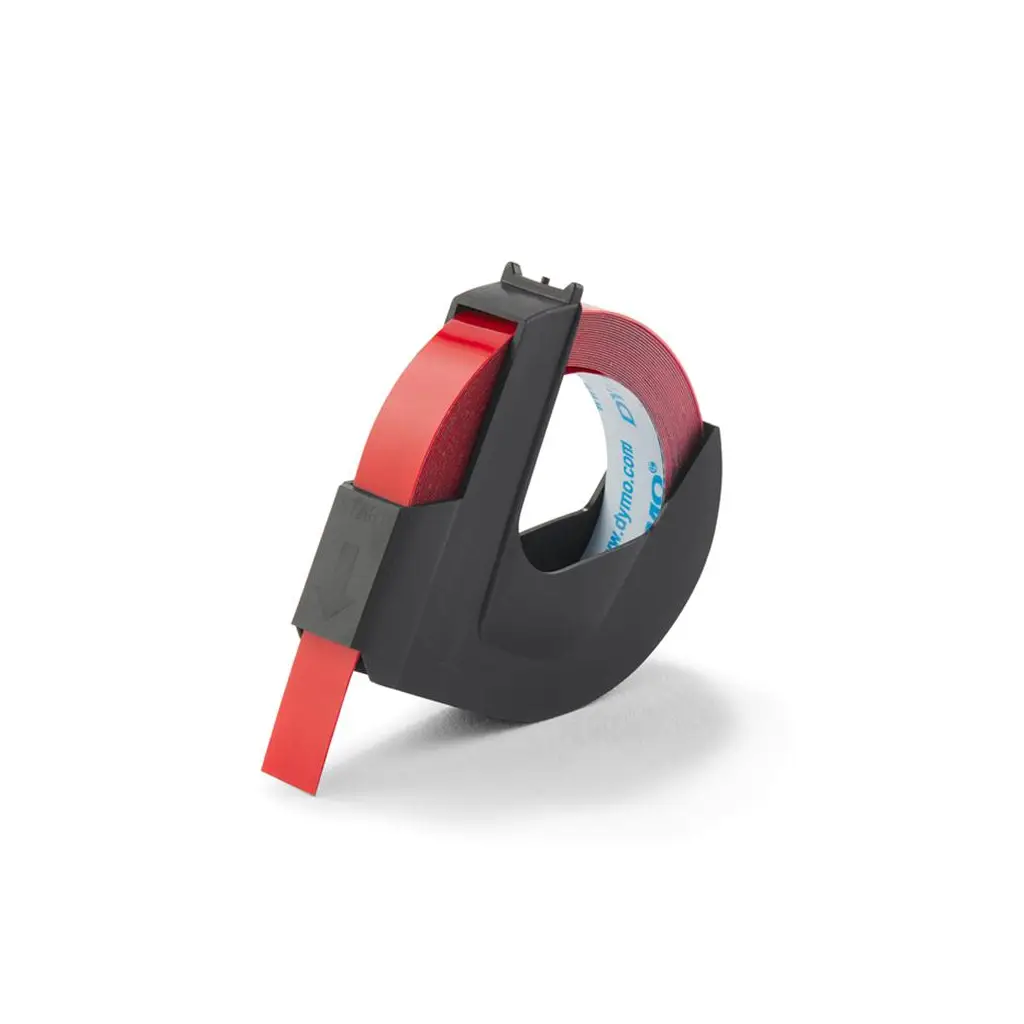 DYMO S0898150 Kabartma Şerit, 9 mmx3 mt, Kırmızı 520102