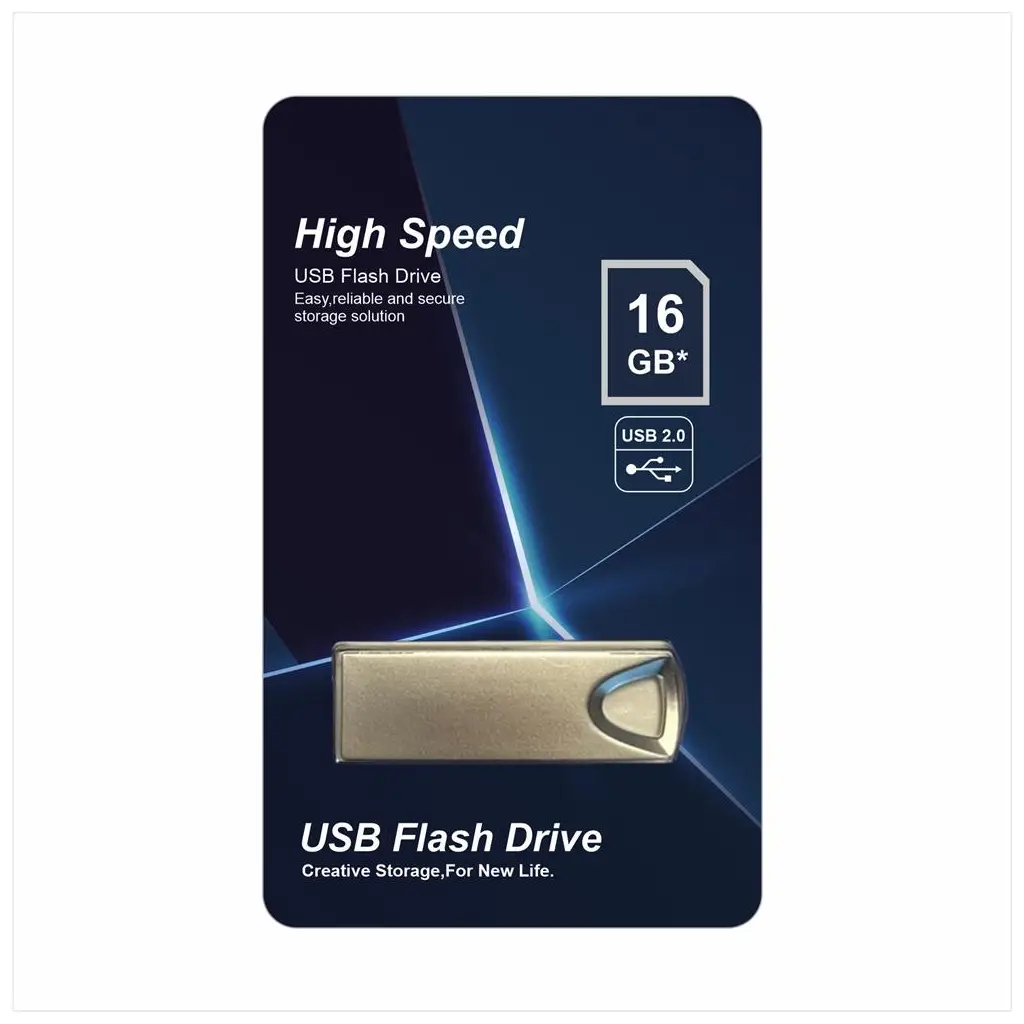 Elba 16GB Metal 2.0 USB Flash Bellek