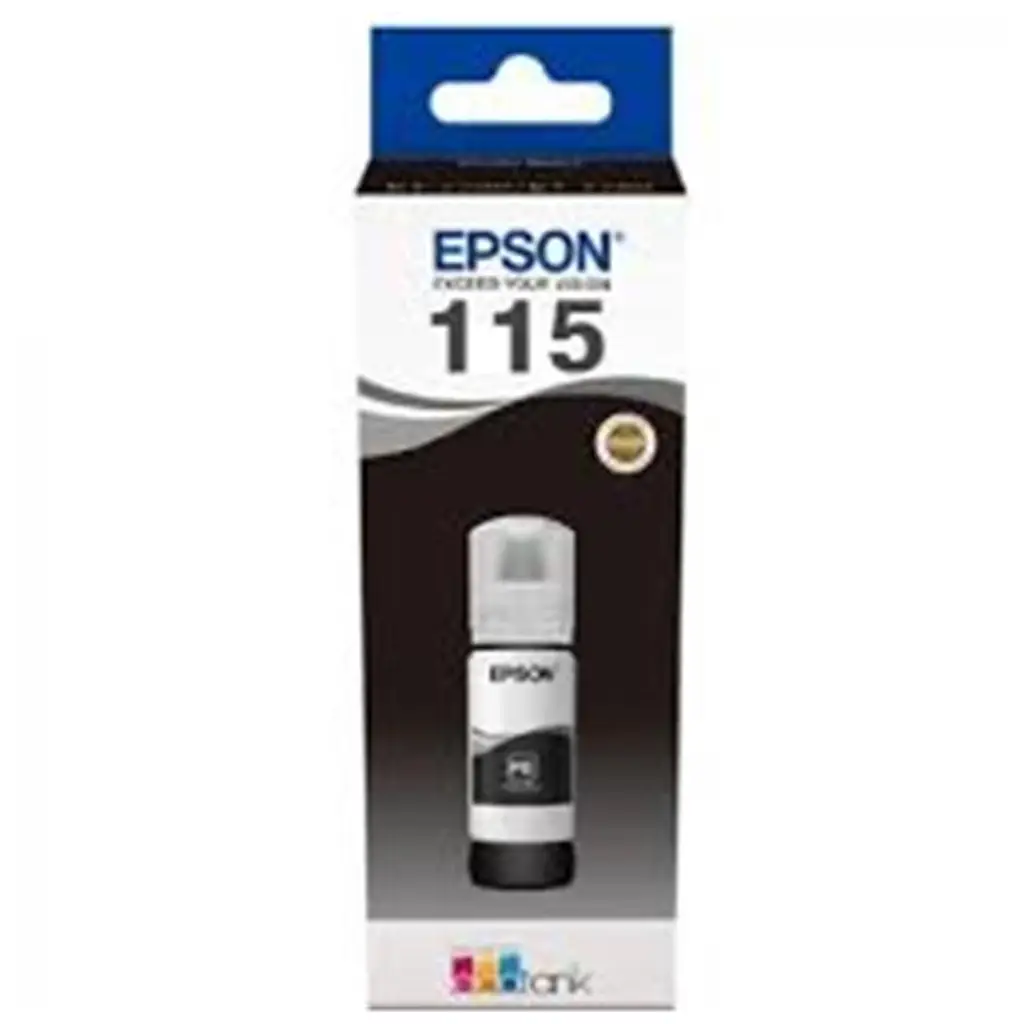 Epson 115 Black Siyah Şişe Mürekkep T07C14A L8160-L8180