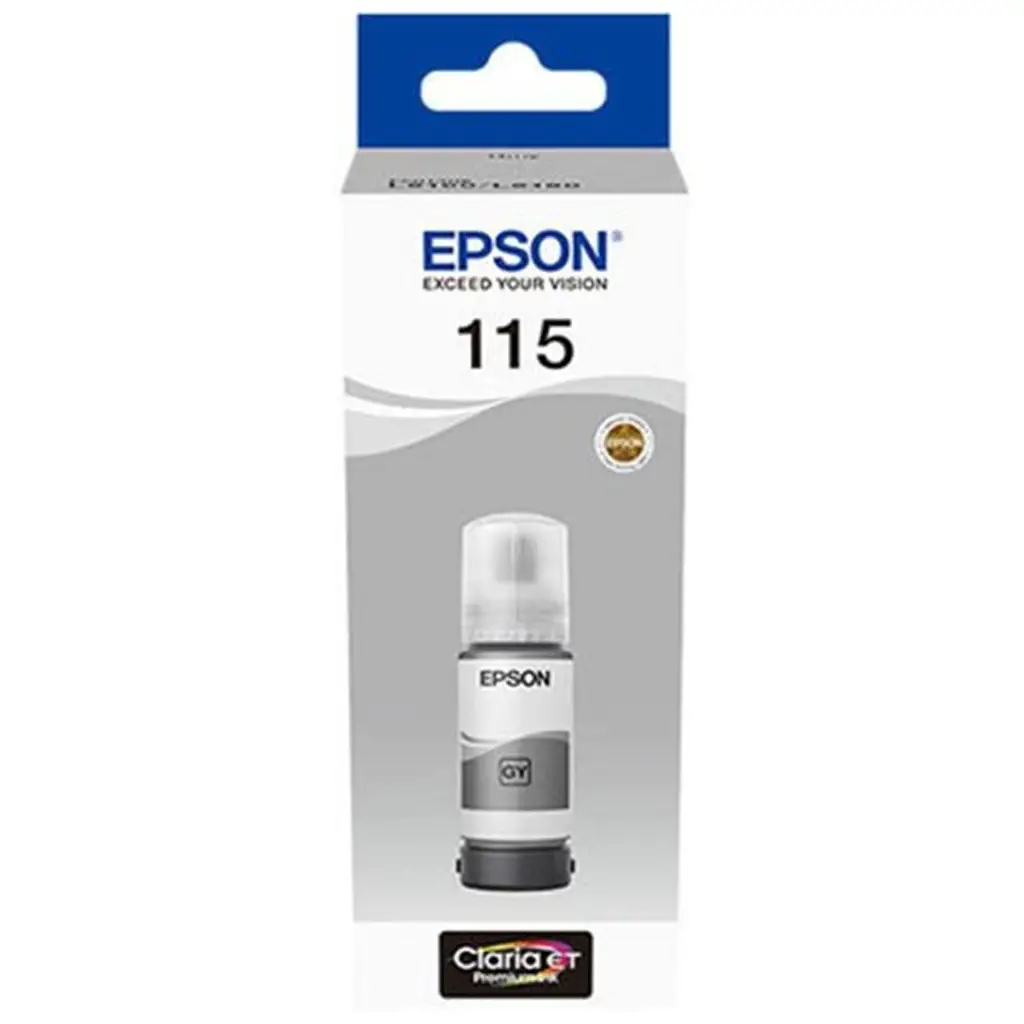 Epson 115 Grey Gri Şişe Mürekkep T07D54A L8160-L8180
