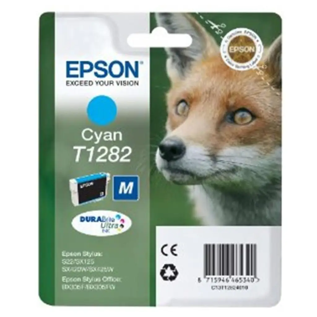 Epson BX305 SX125-425 Cyan Mavi Mürekkep Kartuş T12824022