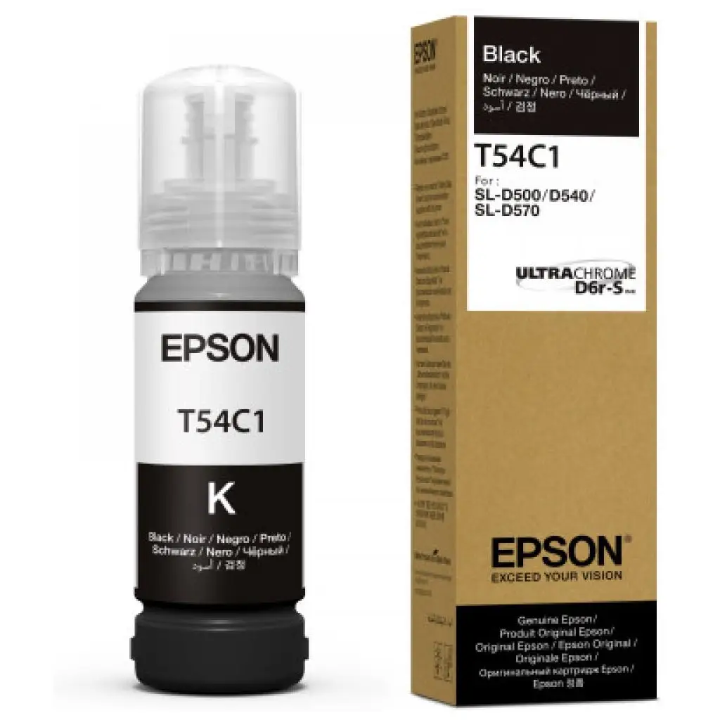 EPSON SURELAB SL-D500 T54C1 SİYAH MÜREKKEP 70ml C13T54C120