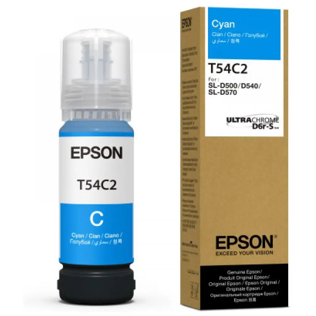 EPSON SURELAB SL-D500 T54C2 MAVİ MÜREKKEP 70ml C13T54C220