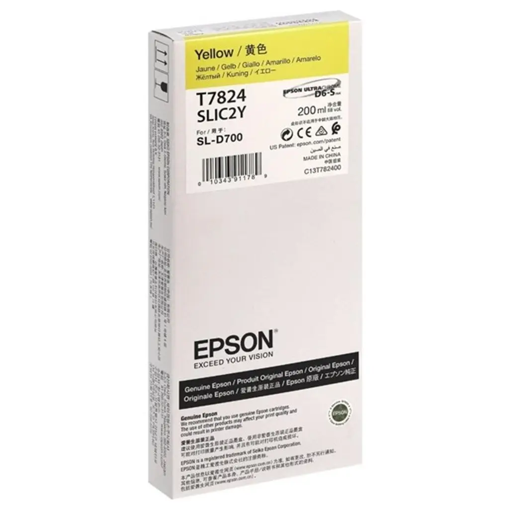 EPSON SURELAB SL-D700 YELLOW MÜREKKEP C13T78240N