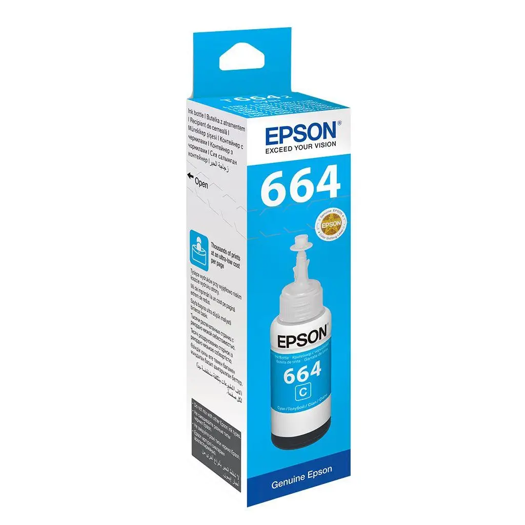 Epson T6642 Cyan Mavi Şişe Mürekkep T66424A