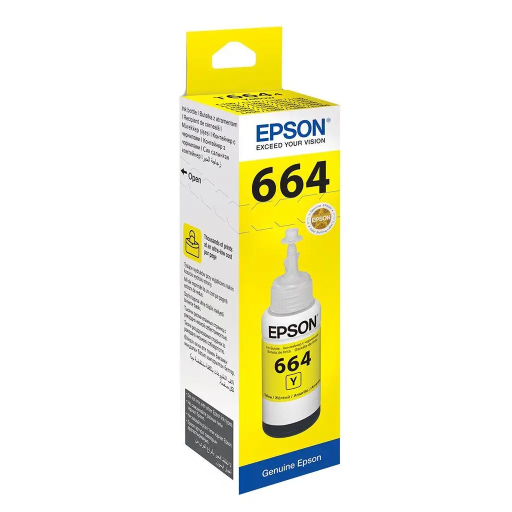 Epson T6644 Yellow Sarı Şişe Mürekkep T66444A