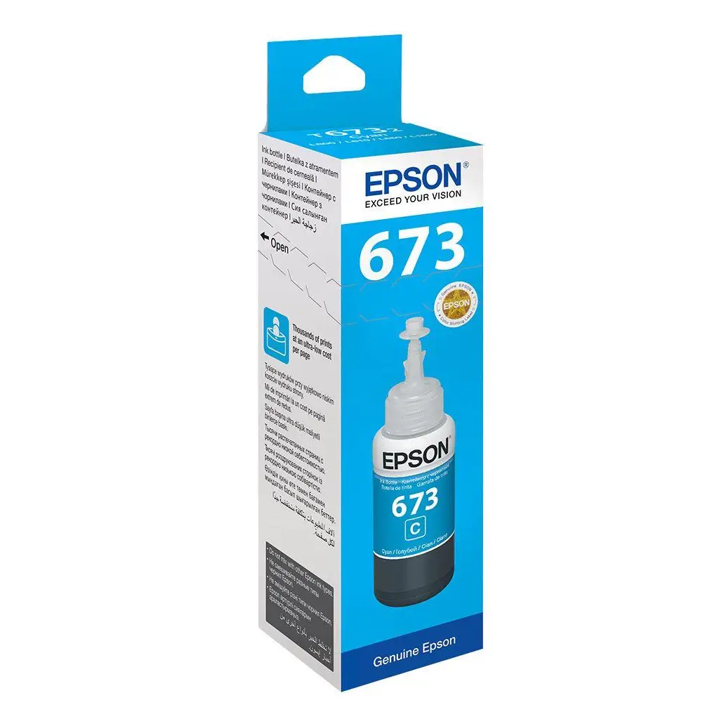 Epson T6732 Cyan Mavi Şişe Mürekkep T67324A