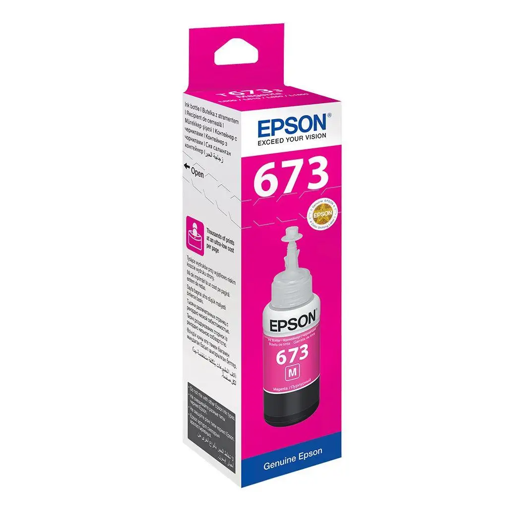 Epson T6733 Magenta Kırmızı Şişe Mürekkep T67334A