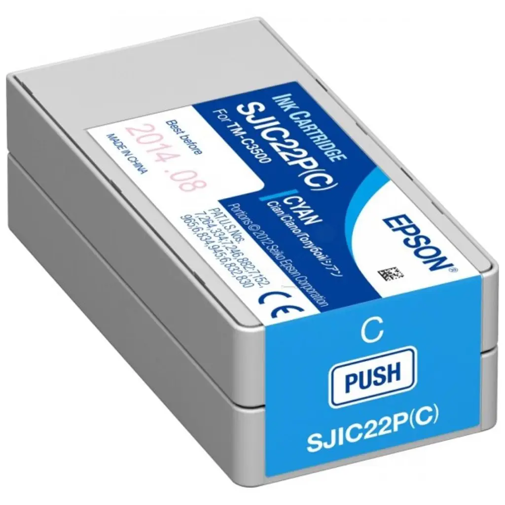 Epson TM-C3500 Cyan Mavi Mürekkep Kartuş SJIC22P(C) S020602