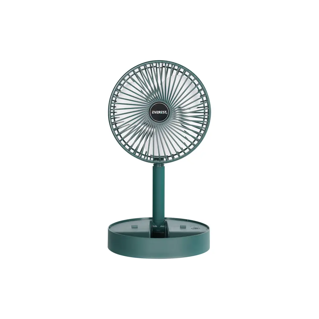 Everest EFN-605 Masaüstü Şarj Edilebilir Yeşil 800mAh Usb Fan
