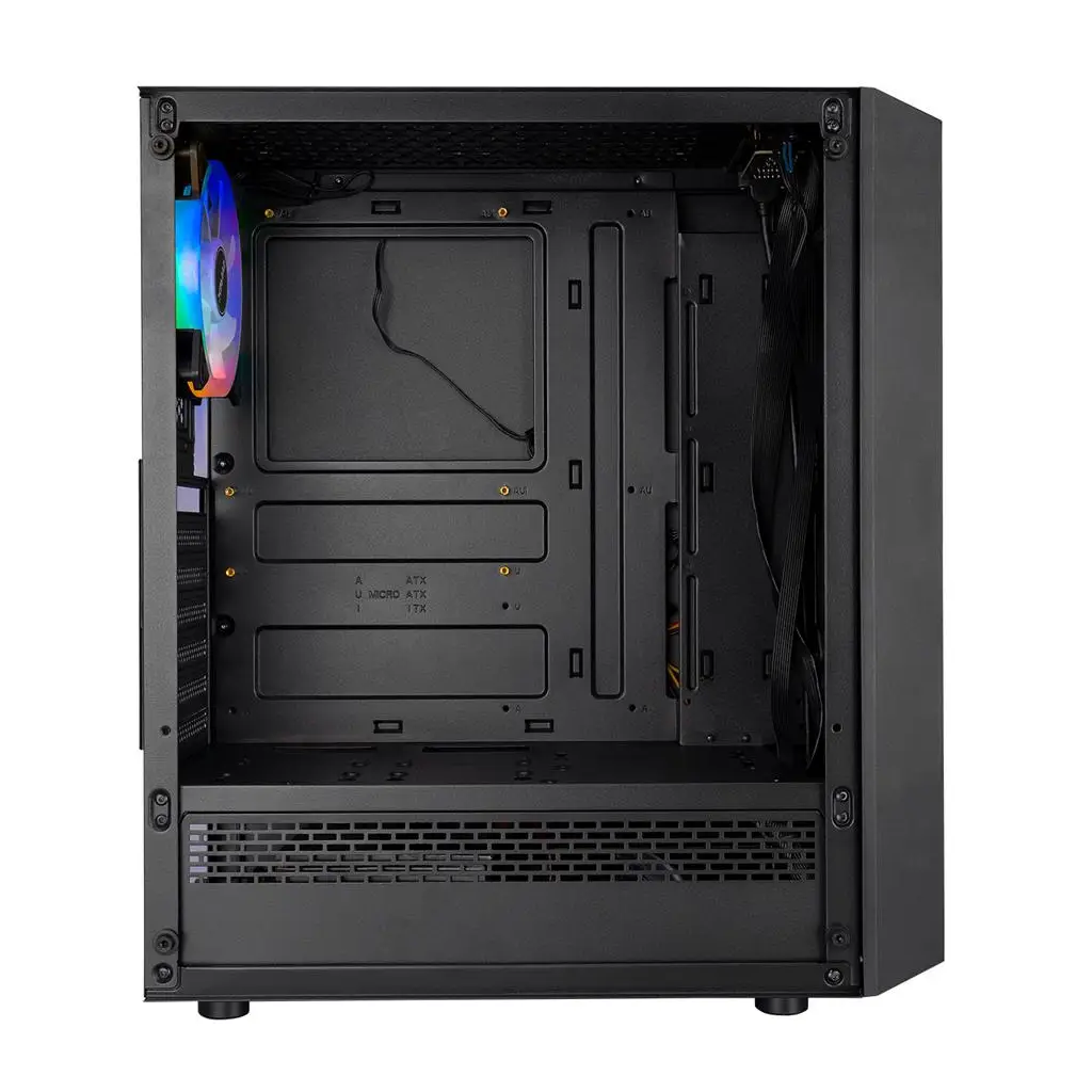 Everest FLAT MESH 4-12cm RGB Fan Tempered Camlı ATX Mid-T Gaming Oyuncu Kasası