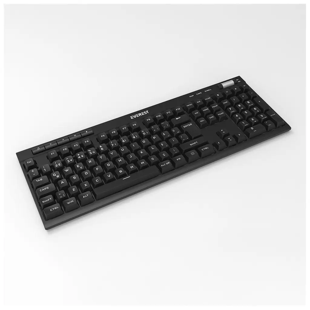 Everest KB-68 Shin Siyah Rainbow Q Membrane Klavye RGB