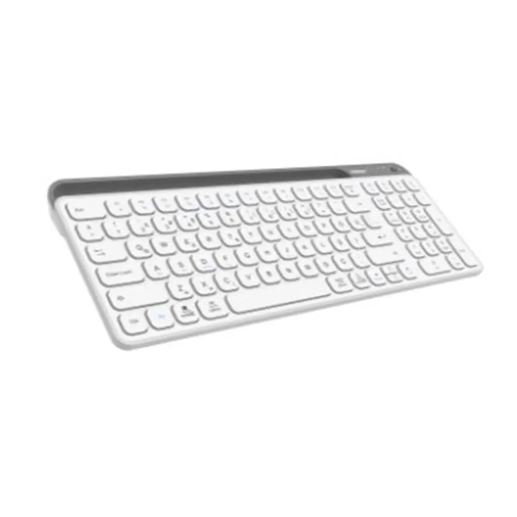 Everest KB-BT90 Beyaz-Gri Bluetooth+ 2.4Ghz Q Mac-Win-Android-Ios Uyumlu Kablosuz klavye