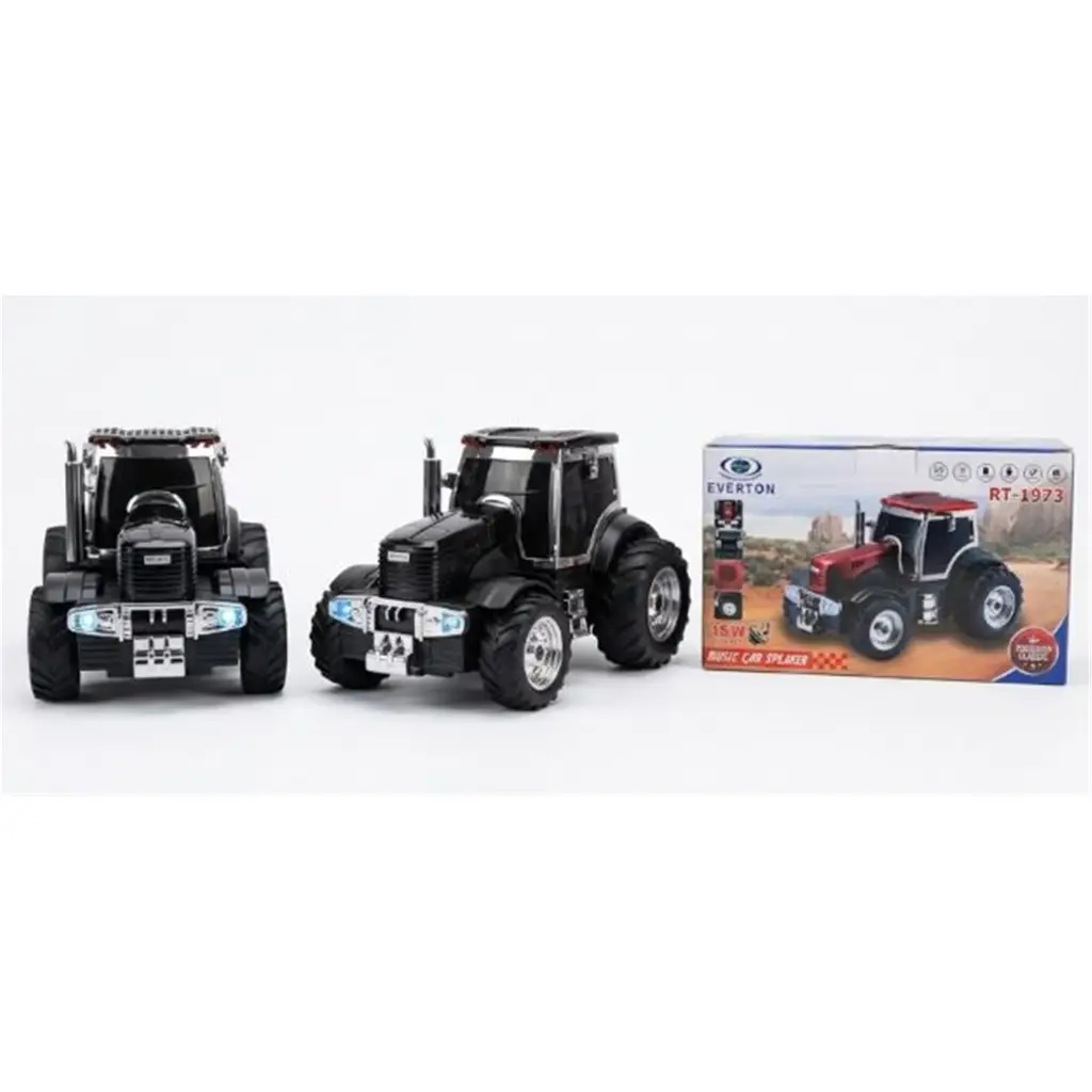 EVERTON RT-1973 Siyah Traktör Modeli Bluetooth Fm-Usb-Tf-Aux Şarjlı Nostaljik Radyo