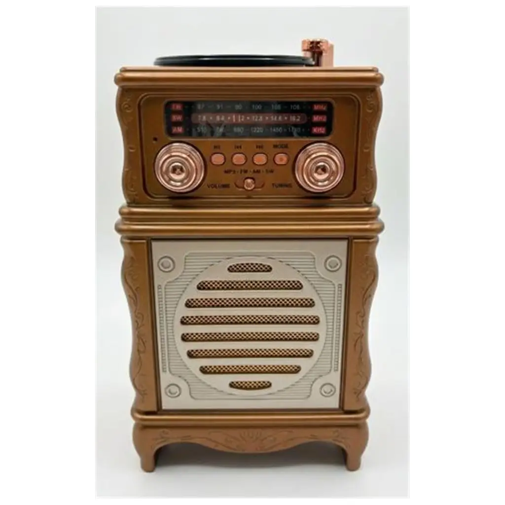 Everton Rt-381 Bluetooth Fm-Usb-Tf-Aux Şarjlı Nostaljik Radyo