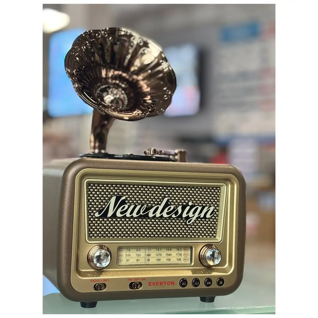 Everton Rt-609 Bluetooth Fm-Usb-Tf-Aux Şarjlı Nostaljik Radyo