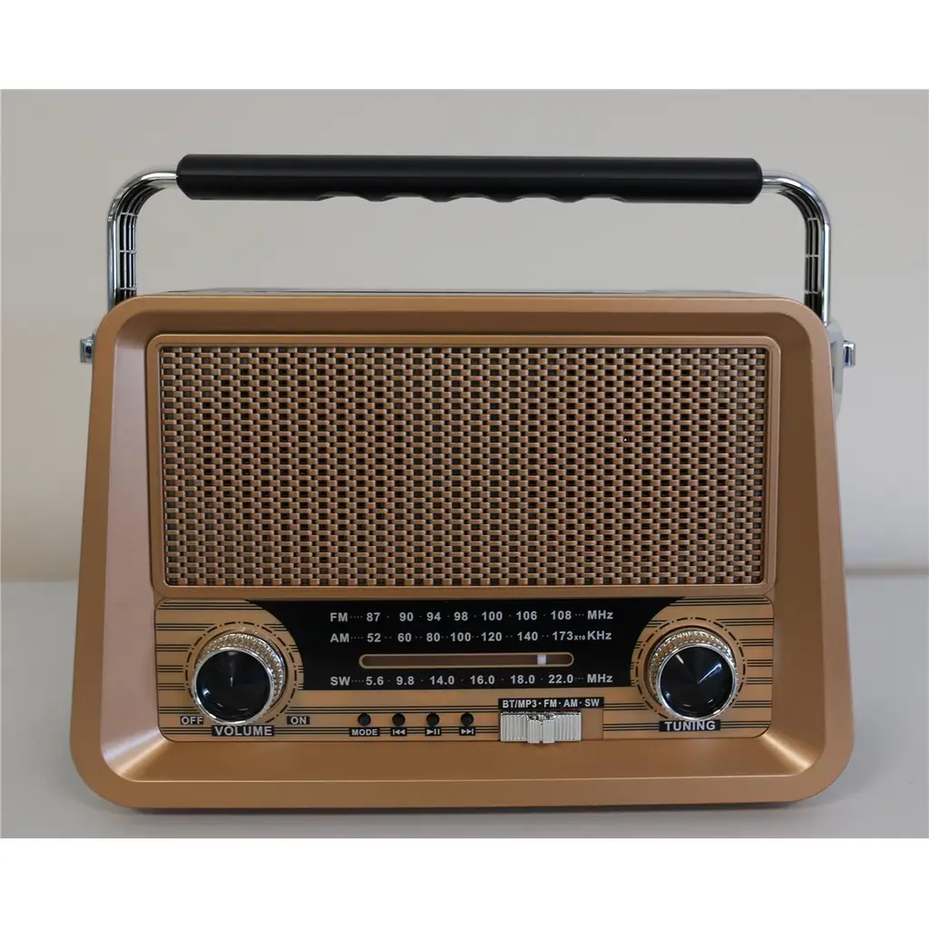 Everton Rt-756 Bluetooth Fm-Usb-Tf-Aux Şarjlı Nostaljik Radyo