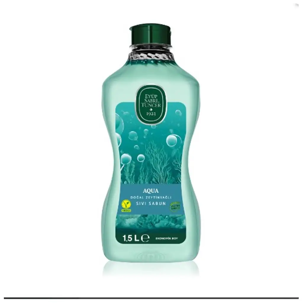Eyüp Sabri Tuncer 1,5lt Aqua Doğal Zeytin Yağlı Sıvı Sabun Pet Şişe