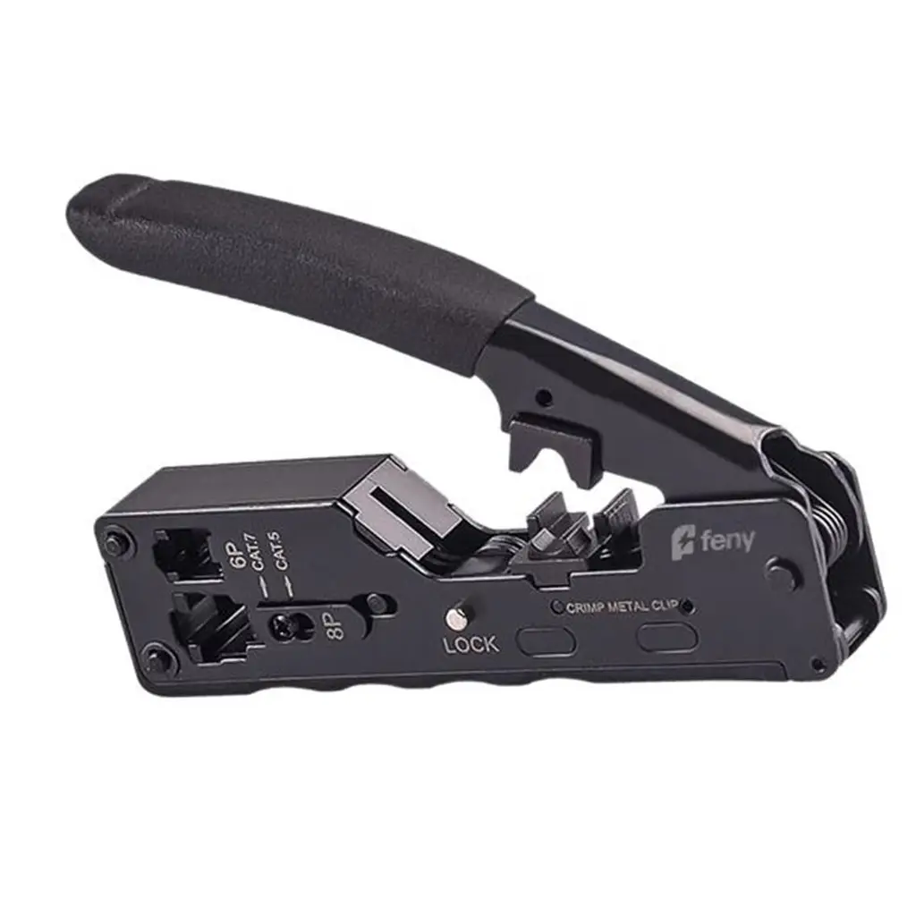Feny FN-PEN12 RJ11-RJ12-RJ45-CAT5E-CAT6-CAT7 Network Kablo Sıkma Ve Soyma Pensesi