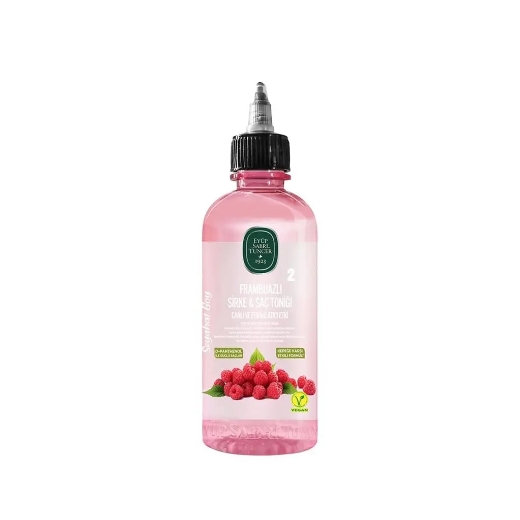 Frambuazlı Sirke & Saç Toniği 100 ml Seyahat Boy Pet Şişe
