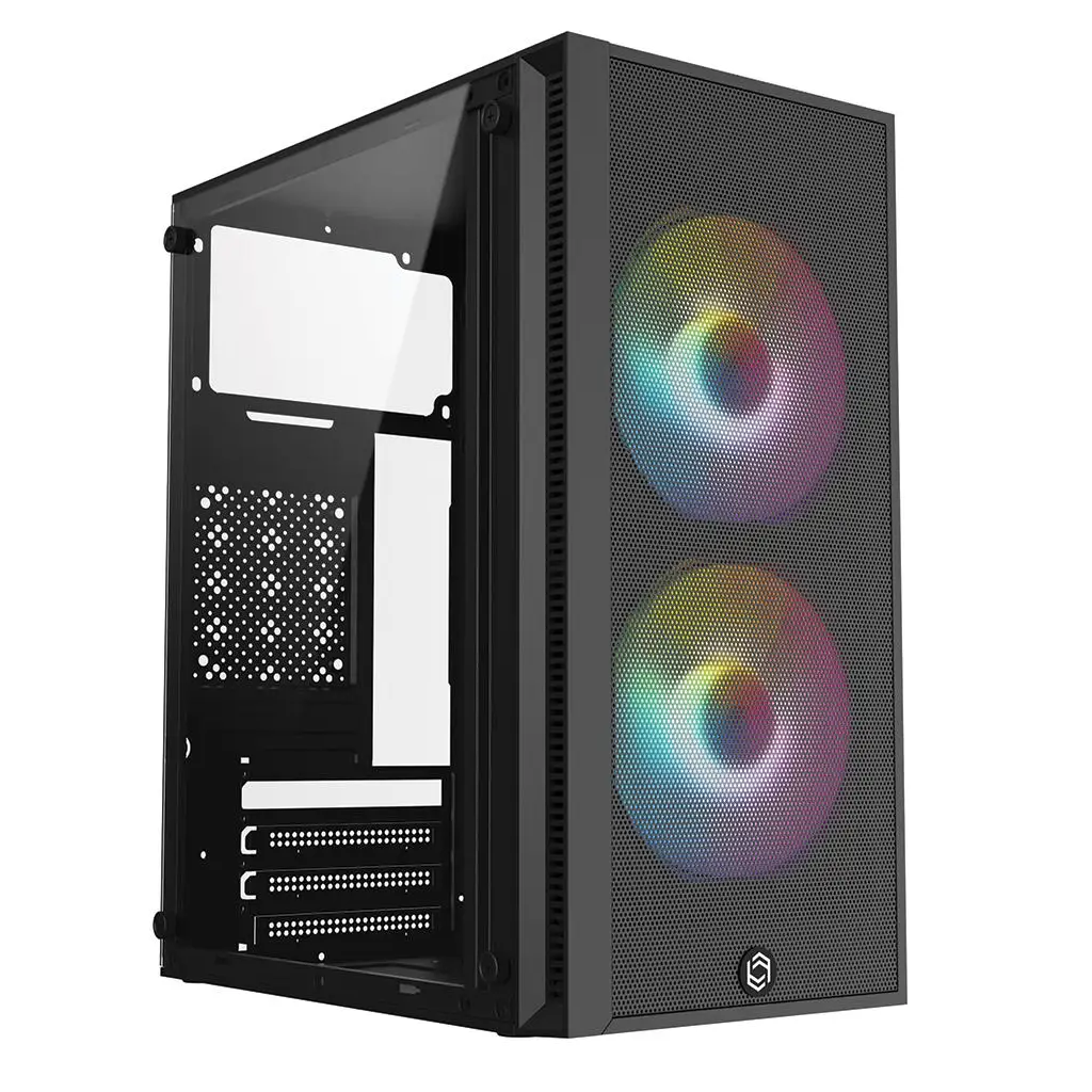 Frisby FC-8970G Mini Tower Gaming Kasa (300W) 2 x 120mm Rainbow Fan