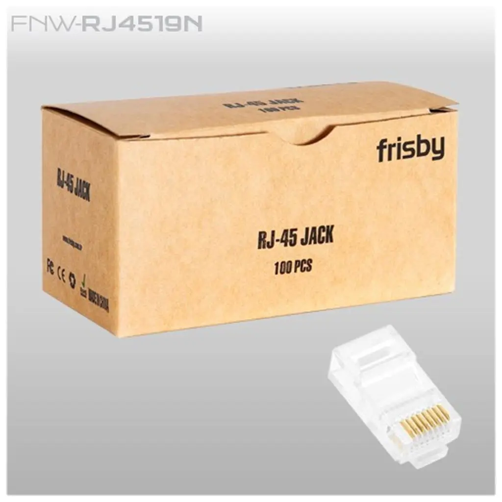 Frisby FNW-RJ4519N cat5 100lü rj45 Konnektör